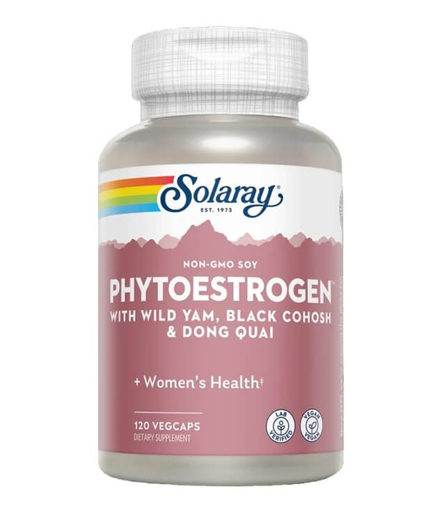 SOLARAY | PHYTOESTROGEN NON-GMO SOY VEGCAPS